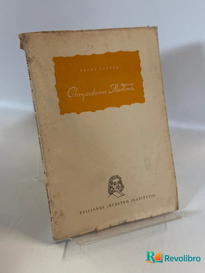 Portada de Chrysostomus Martínez de Pérez Contel, libro de segunda mano