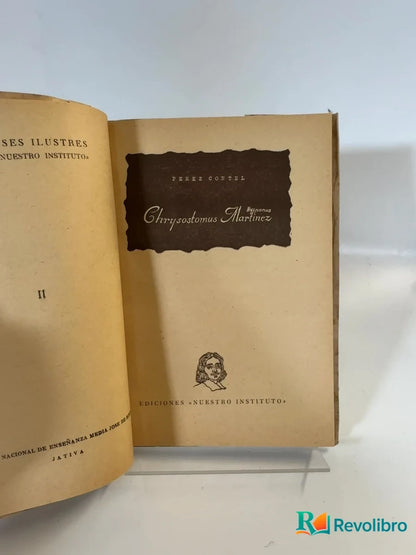 Foto 3 de Chrysostomus Martínez de Pérez Contel, libro de segunda mano
