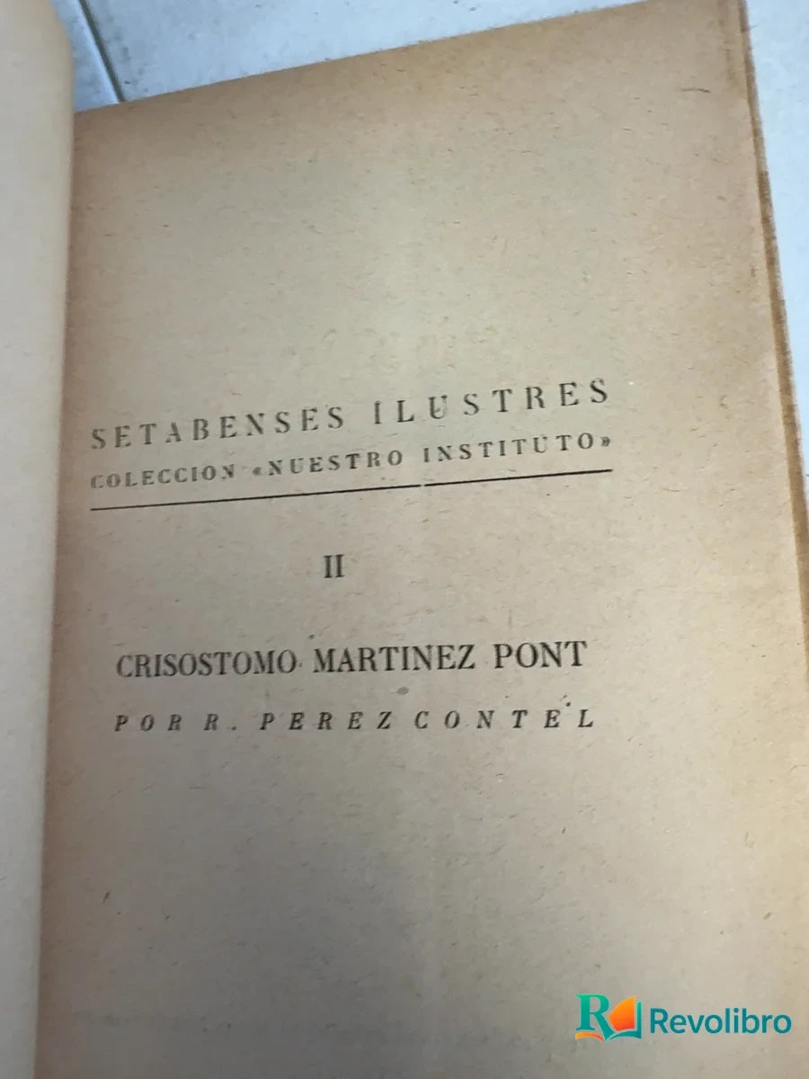 Foto 3 de Chrysostomus Martínez de Pérez Contel, libro de segunda mano