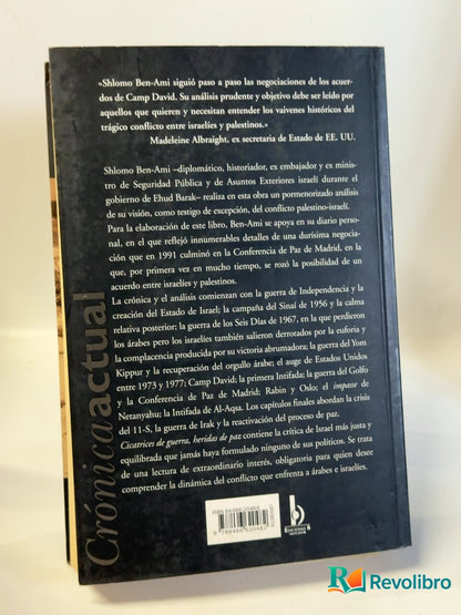 Foto 2 de Cicatrices de guerra, heridas de paz de Shlomo Ben-Ami, libro de segunda mano