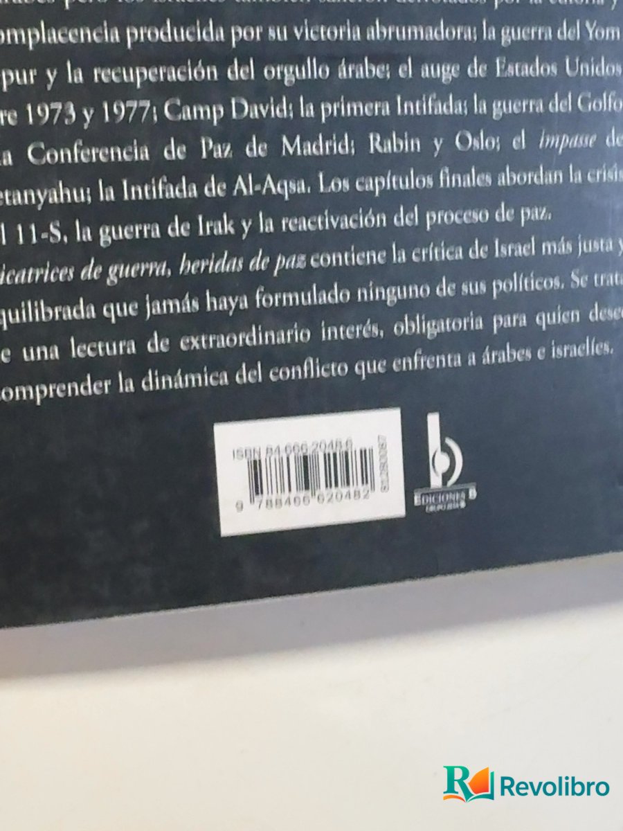 Foto 3 de Cicatrices de guerra, heridas de paz de Shlomo Ben-Ami, libro de segunda mano