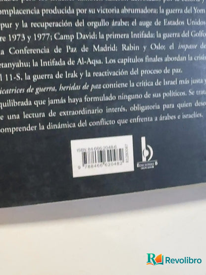 Foto 3 de Cicatrices de guerra, heridas de paz de Shlomo Ben-Ami, libro de segunda mano