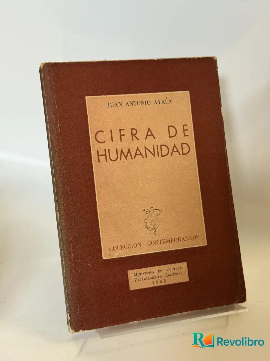 Portada de Cifra de humanidad de Juan Antonio Ayala, libro de segunda mano