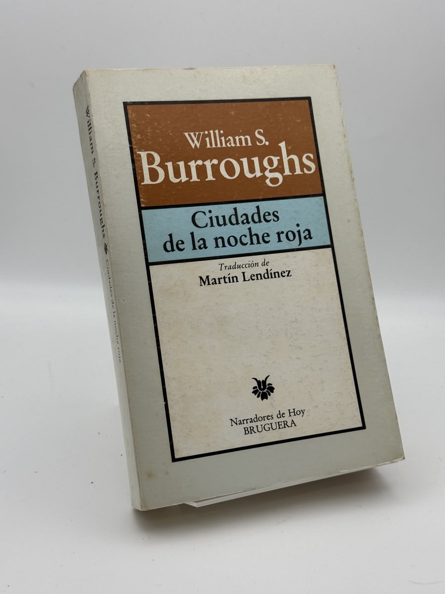 Portada de Ciudades de la noche roja - William S. Burroughs de William S. Burroughs, libro de segunda mano