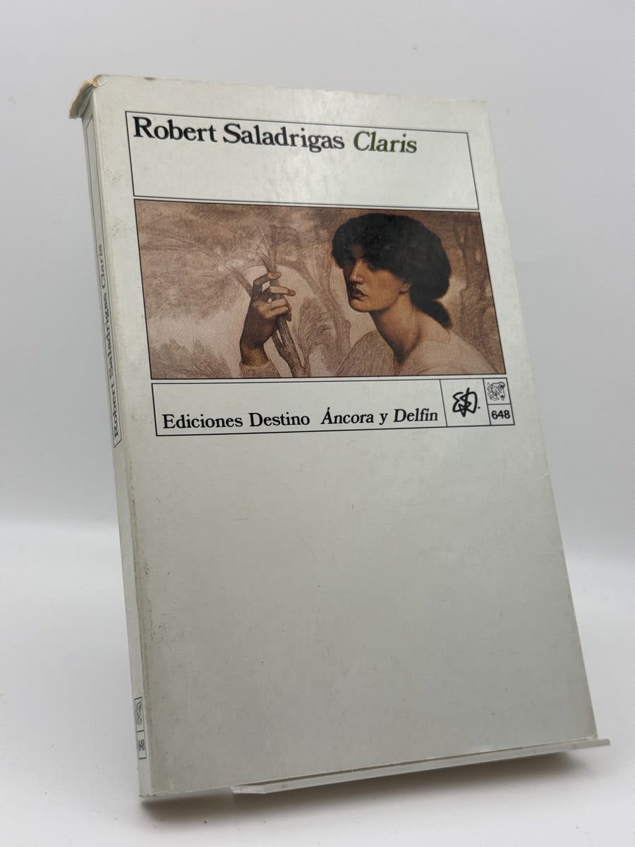 Portada de Claris de Robert Saladrigas, libro de segunda mano