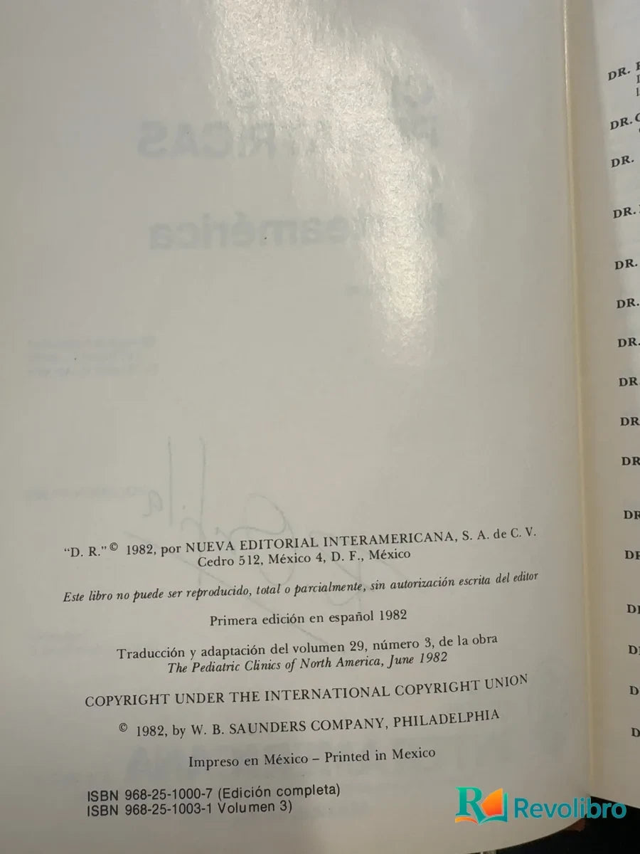 Foto 3 de Clínicas pediátricas de Norteamérica. Volumen 3 - 1ª edición de no disponible, libro de segunda mano