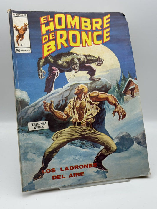 Cómic El hombre de bronce: los ladrones del aire - Portada