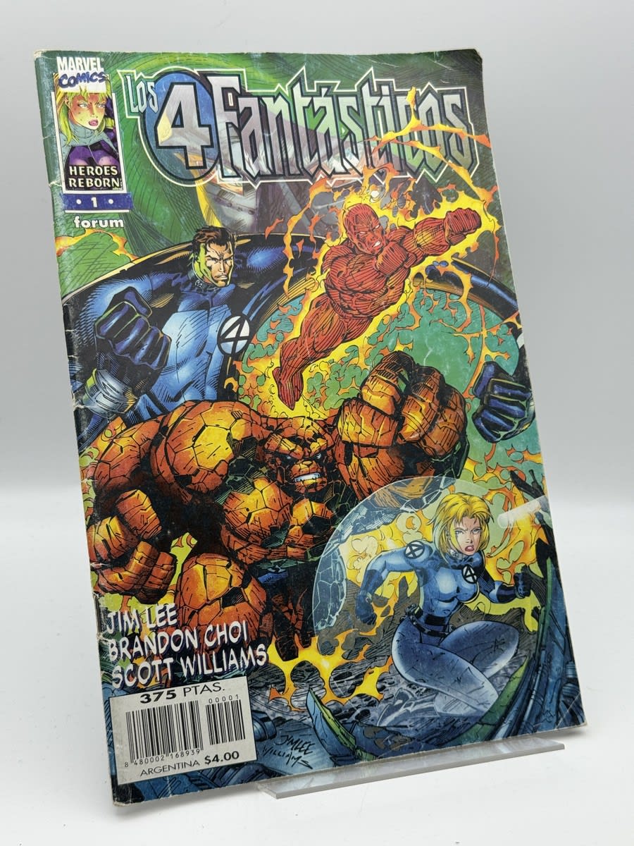 Portada de Cómic Los 4 fantásticos nº 1 de Marvel Comics, libro de segunda mano