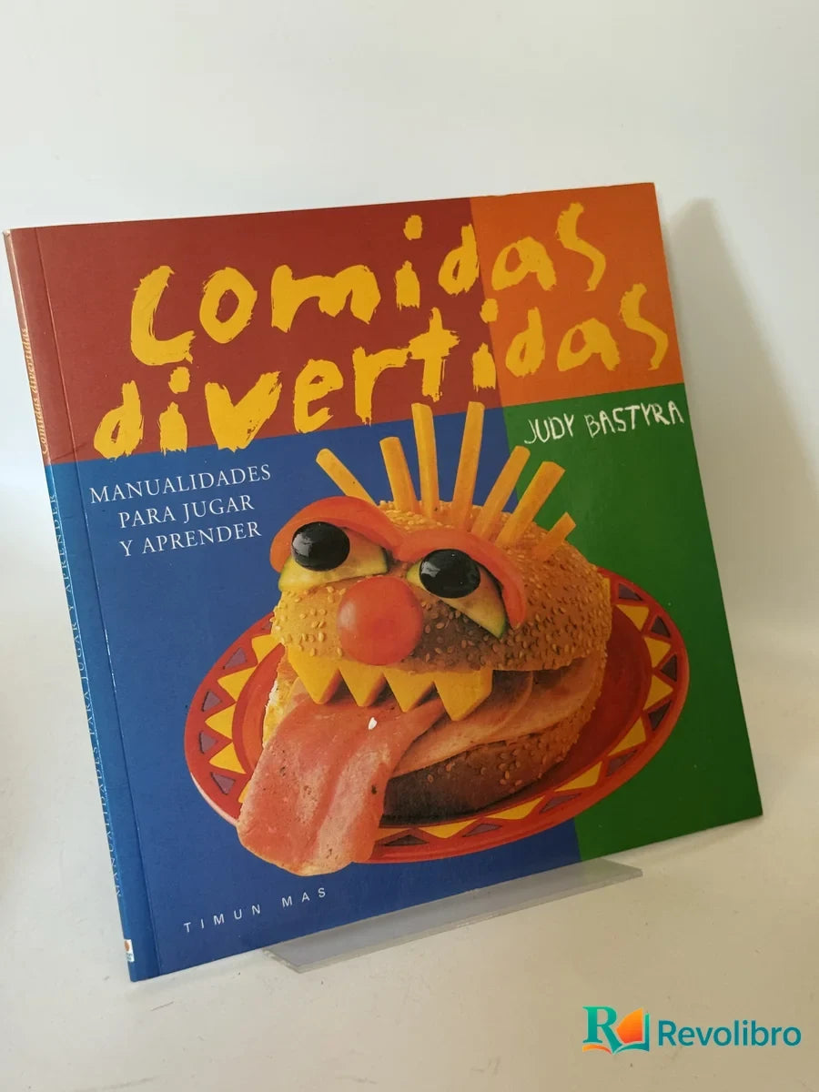 Portada de Comidas divertidas de Judy Bastyra, libro de segunda mano