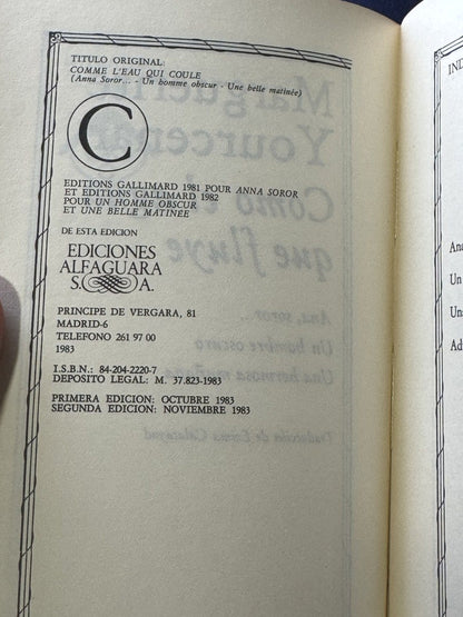 Como el agua que fluye - Marguerite Yourcenar - Foto 2