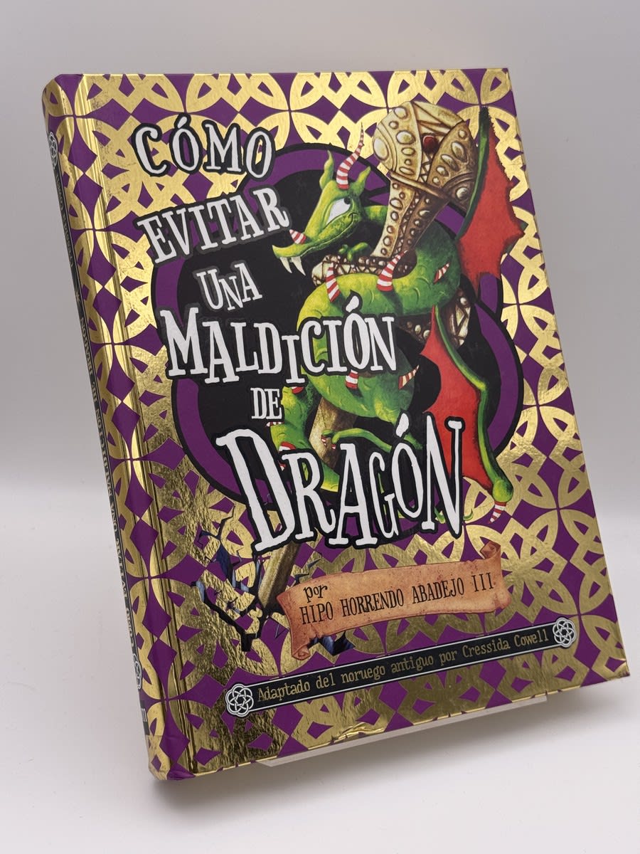 Portada de Cómo evitar una maldición de dragón de Cressida Cowell, libro de segunda mano