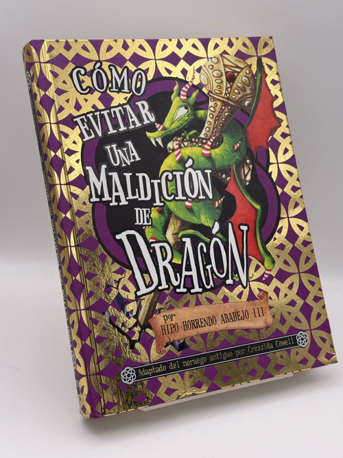 Portada de Cómo evitar una maldición de dragón de Cressida Cowell, libro de segunda mano