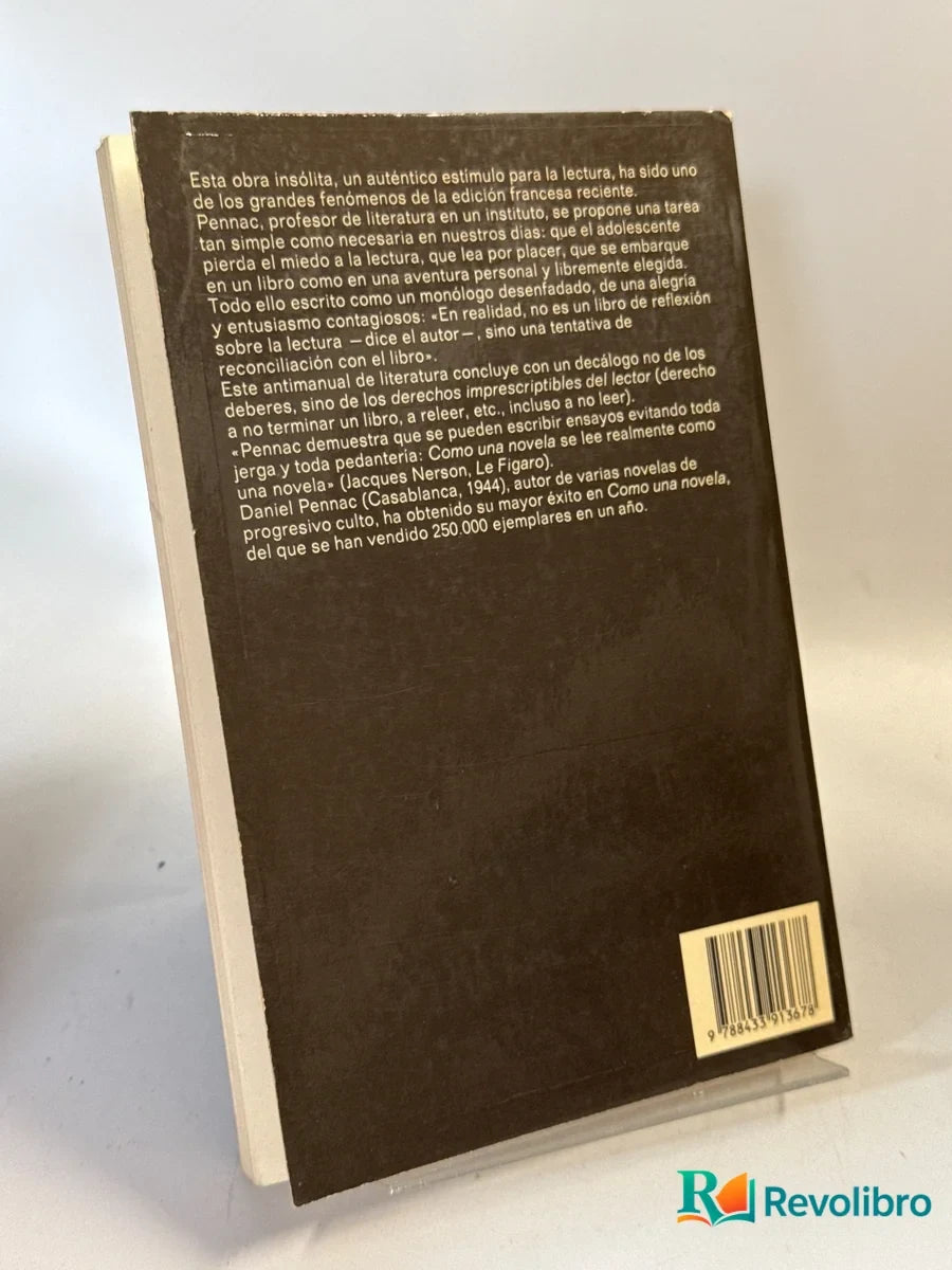 Foto 2 de Como una novela de Daniel Pennac, libro de segunda mano