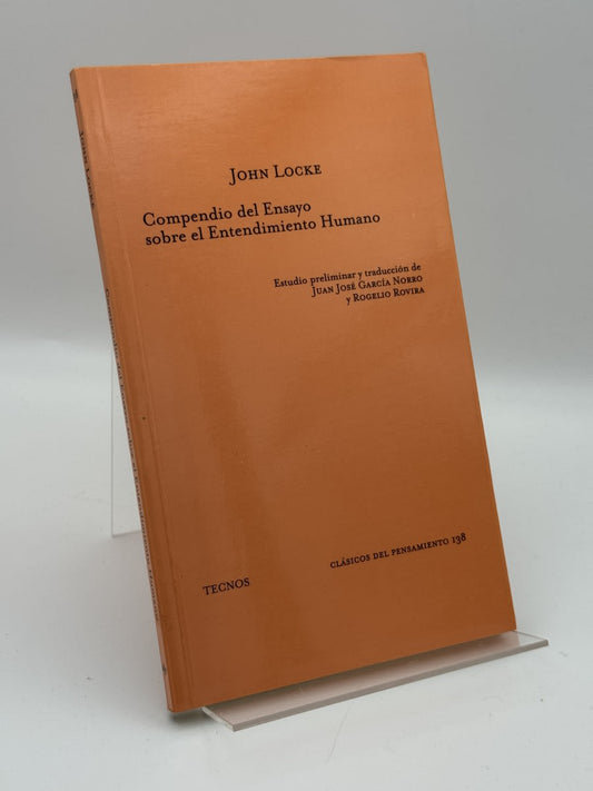 Compendio del Ensayo sobre el Entendimiento Humano  - Portada