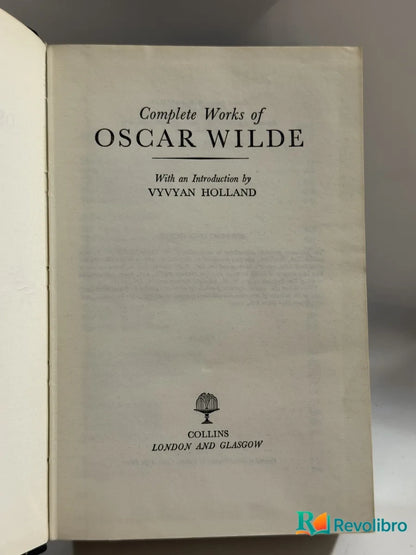 Portada de Complete Works of Oscar Wilde de Oscar Wilde, libro de segunda mano