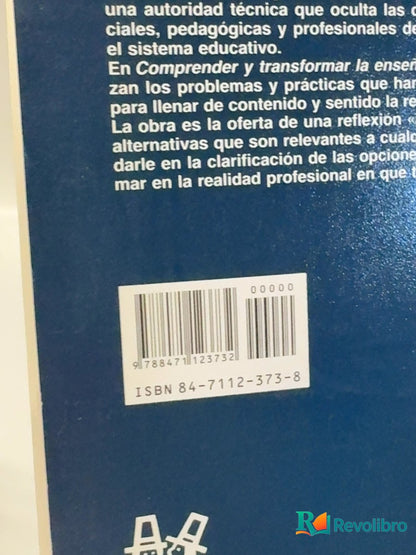 Foto 3 de Comprender y transformar la enseñanza de José Gimeno Sacristán, libro de segunda mano