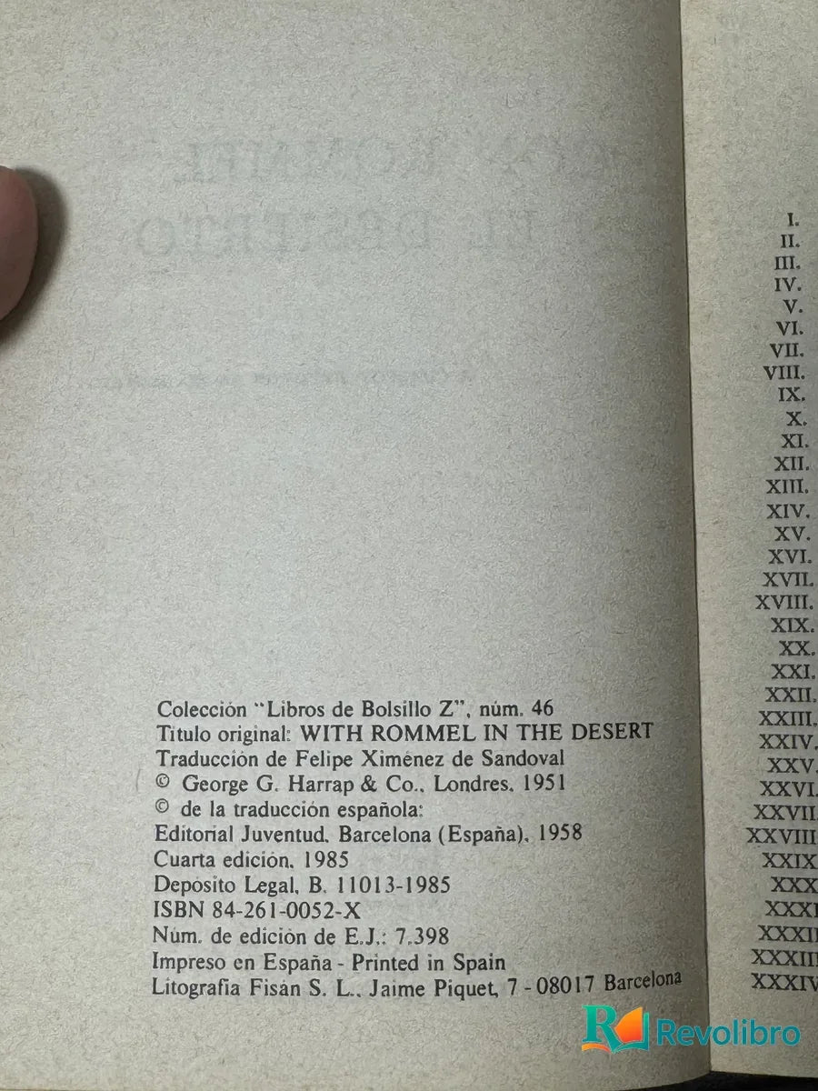 Foto 2 de Con Rommel en el Desierto de H.w.schmidt, libro de segunda mano