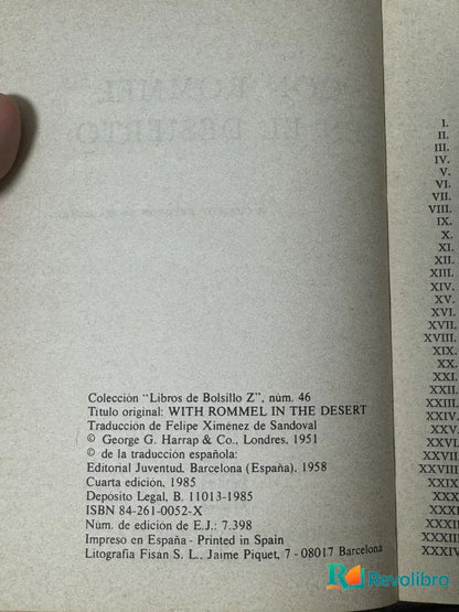 Foto 2 de Con Rommel en el Desierto de H.w.schmidt, libro de segunda mano