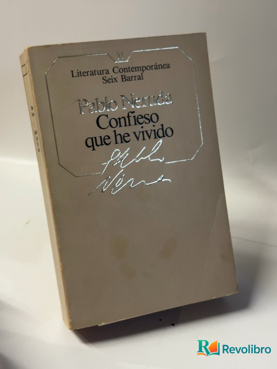 Portada de Confieso que he vivido de Pablo Neruda, libro de segunda mano