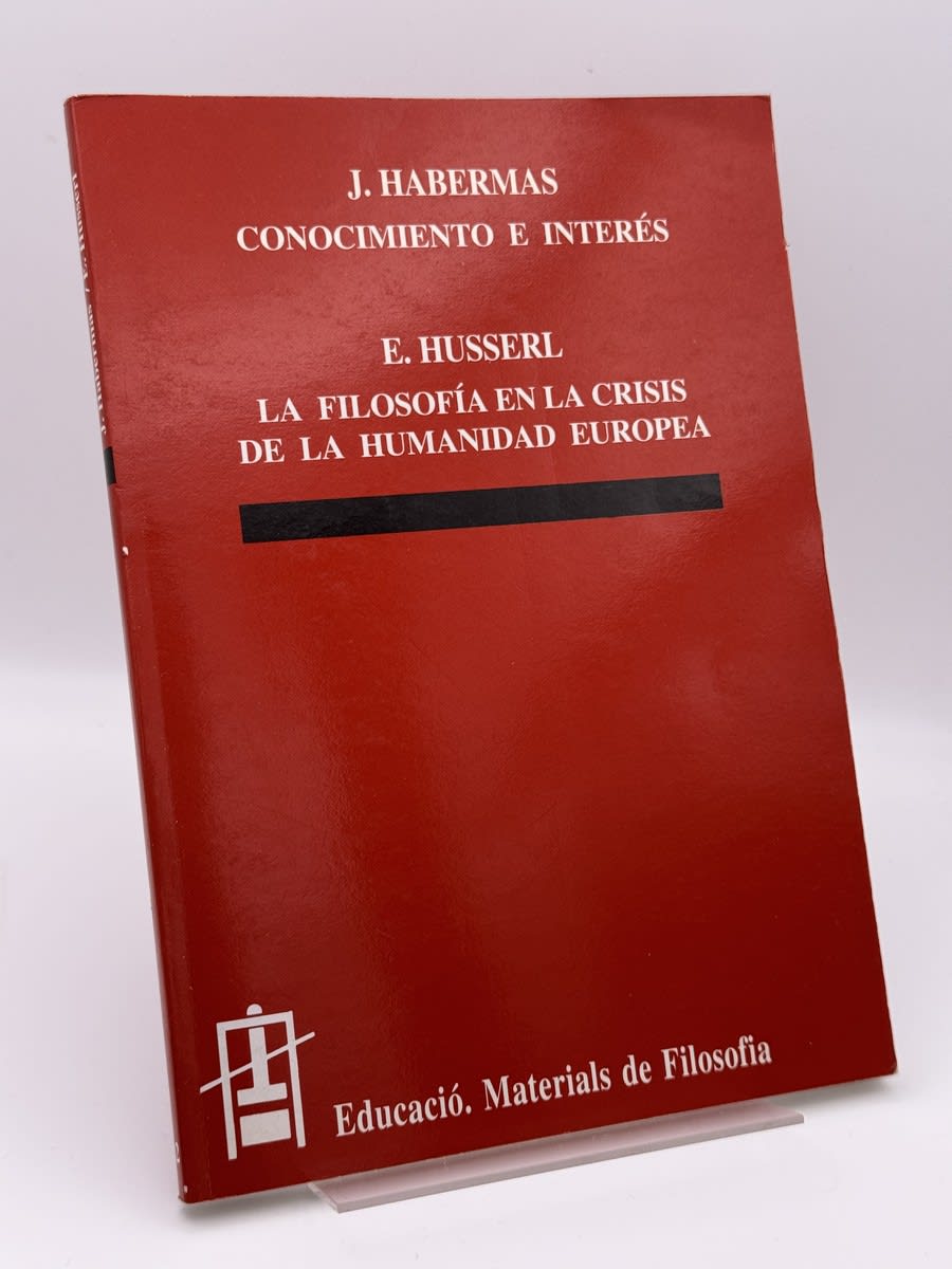 Portada de Conocimiento e interés de Jürgen Habermas, libro de segunda mano