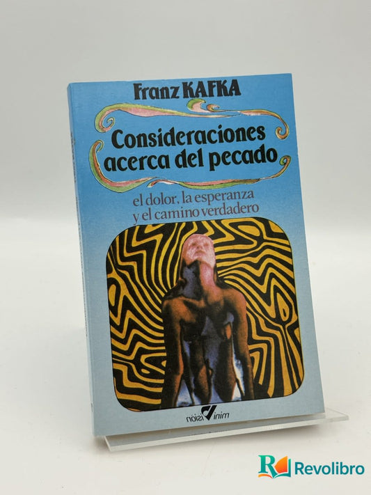 Consideraciones acerca del pecado - Franz Kafka - Portada