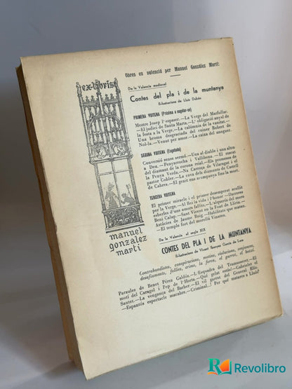Foto 2 de Contes del pla i de la muntanya de Manuel González Martí, libro de segunda mano