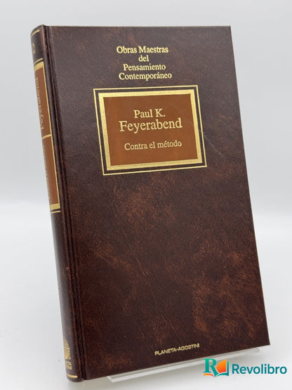 Contra el método - Paul K. Feyerabend - Portada