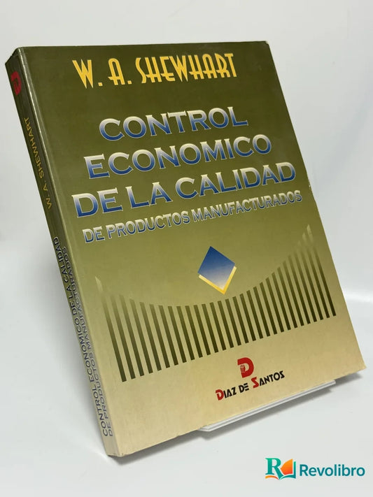 Portada de Control Economico de la Calidad de Productos Manufacturados de W. A. Shewhart, libro de segunda mano
