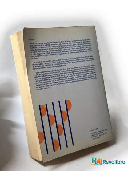 Foto 2 de Control estadístico de calidad de Eugene L. Grant, libro de segunda mano