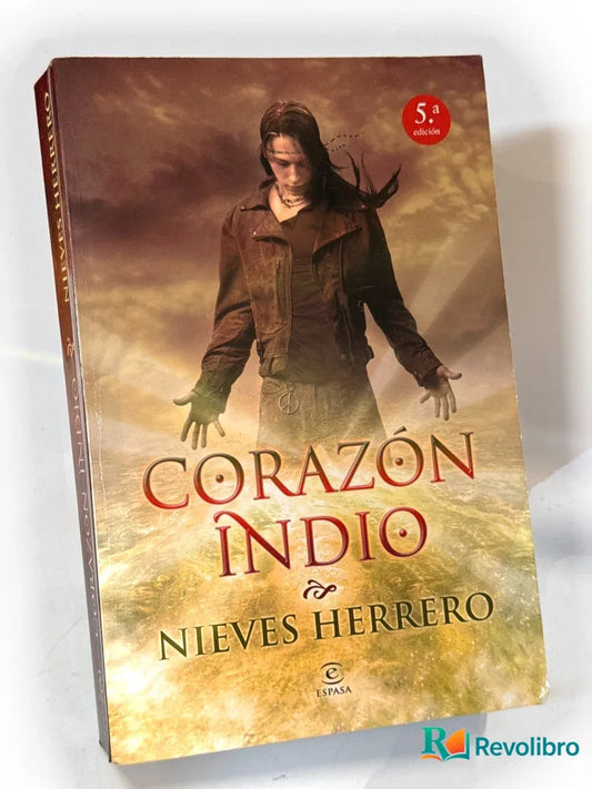 Portada de Corazón Indio de Nieves Herrero, libro de segunda mano