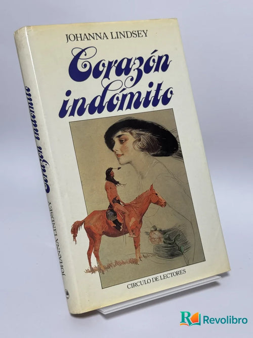 Portada de Corazón indómito de Johanna Lindsey, libro de segunda mano