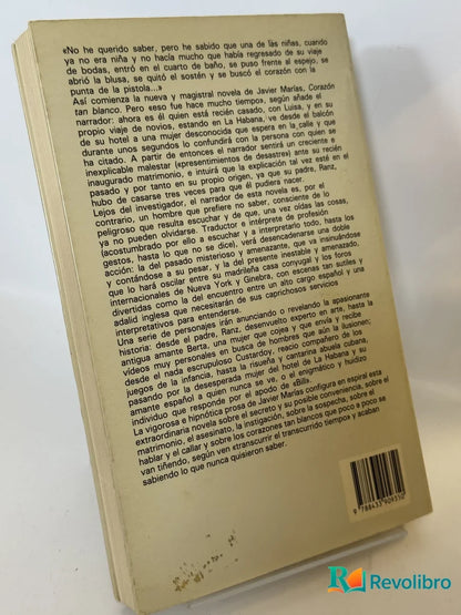 Foto 2 de Corazón tan blanco de Javier Marías, libro de segunda mano