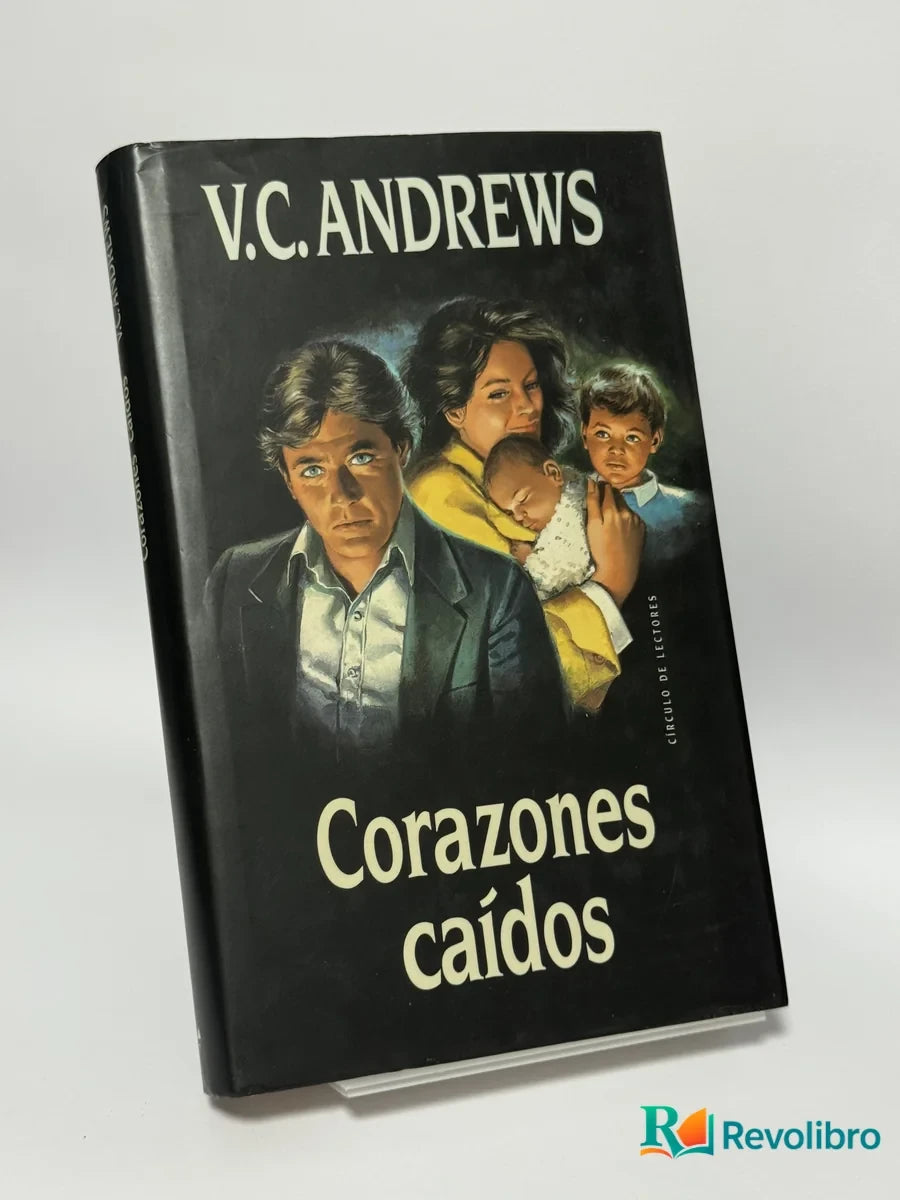 Portada de Corazones caídos de V.c. Andrews, libro de segunda mano