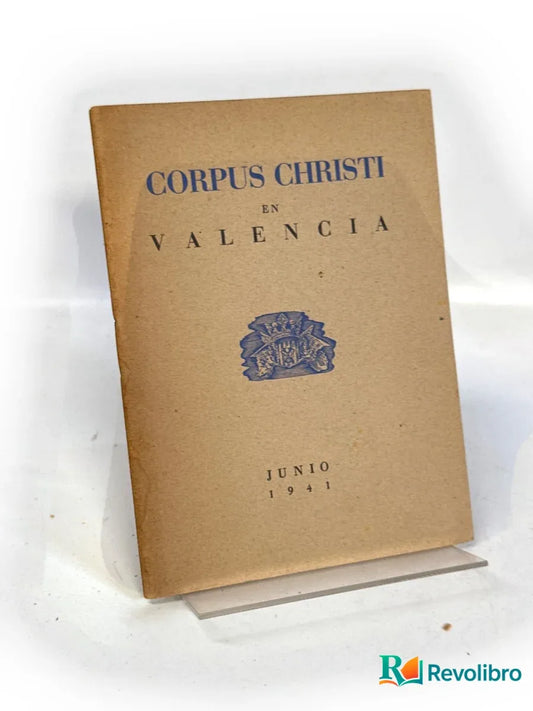 Portada de Corpus Christi en Valencia de Autor no identificado, libro de segunda mano