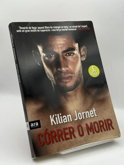 Portada de Córrer o Morir de Kilian Jornet, libro de segunda mano