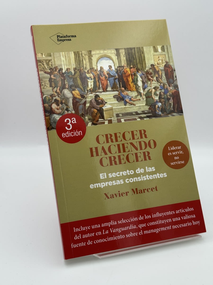 Portada de Crecer haciendo crecer - Xavier Marcet de Xavier Marcet, libro de segunda mano