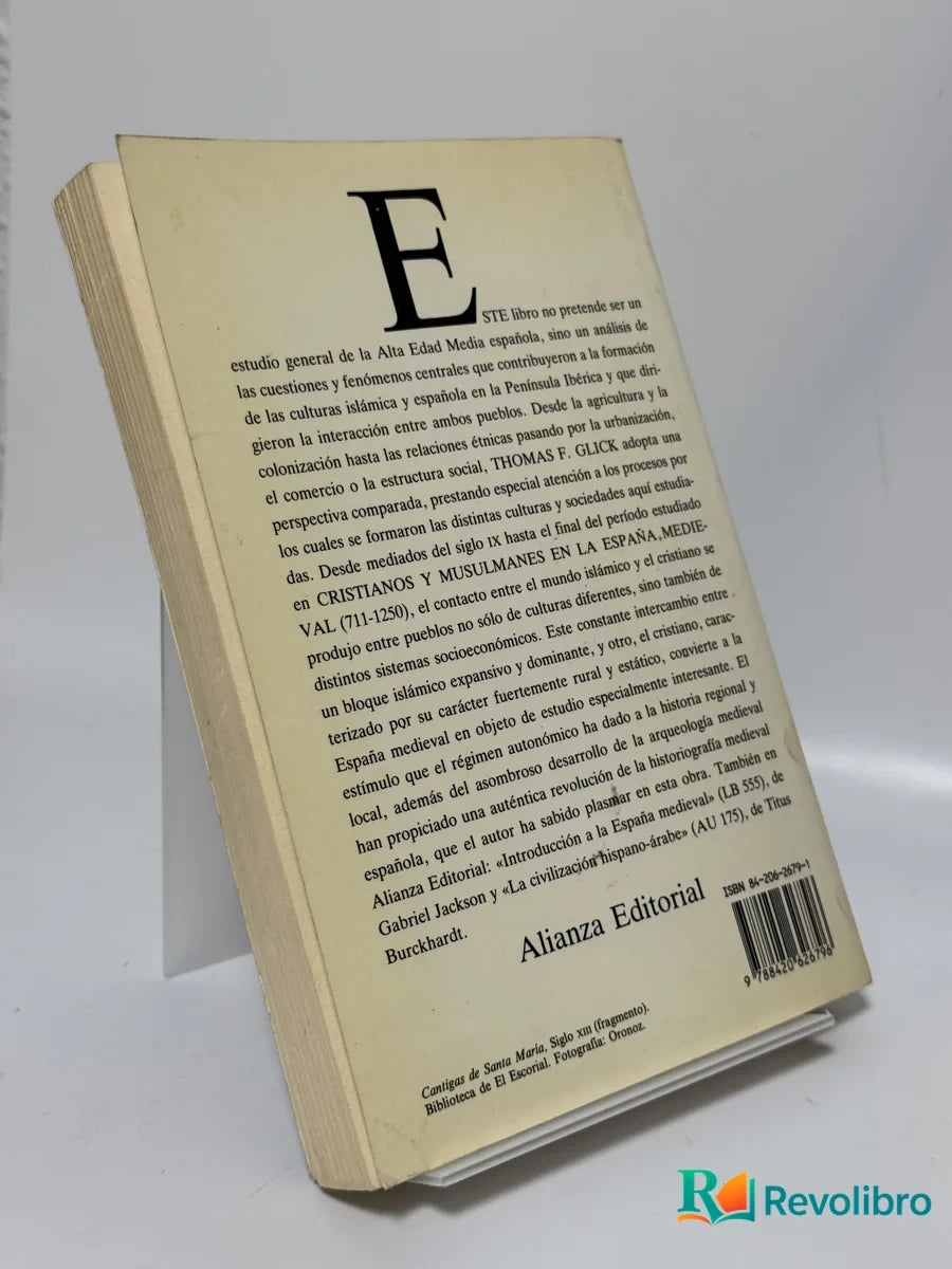 Foto 2 de Cristianos y musulmanes en la España medieval (711-1250) de Thomas F. Glick, libro de segunda mano