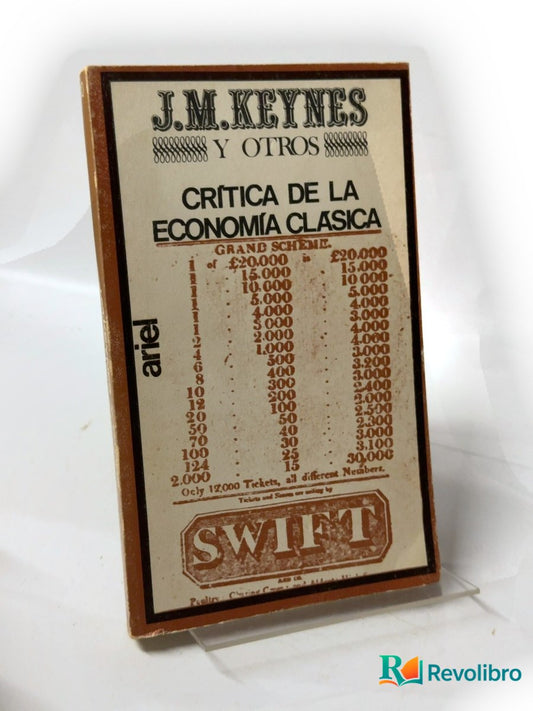 Portada de Crítica de la economía clásica de J. M. Keynes, libro de segunda mano