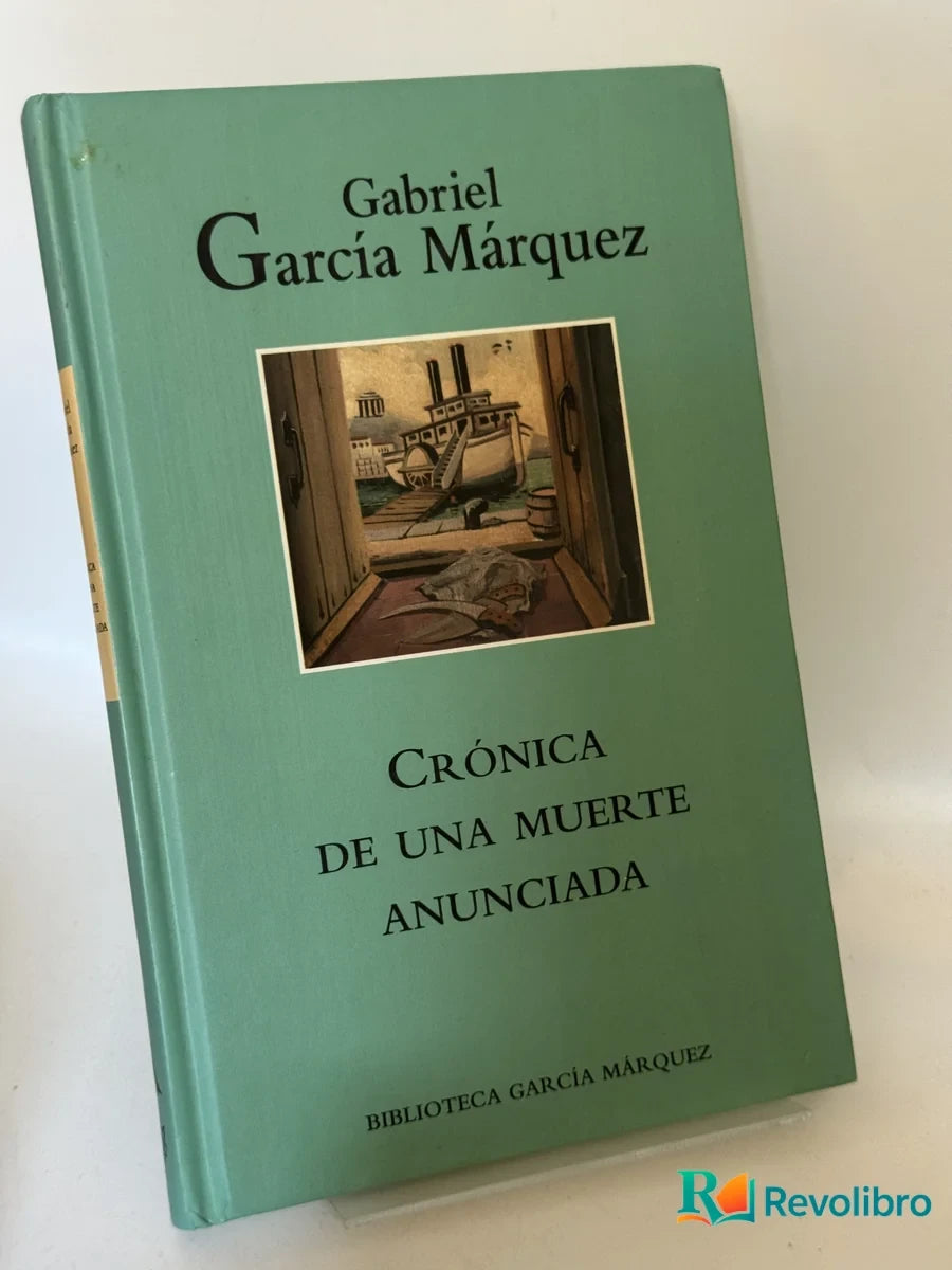 Portada de Crónica de una muerte anunciada de Gabriel García Márquez, libro de segunda mano