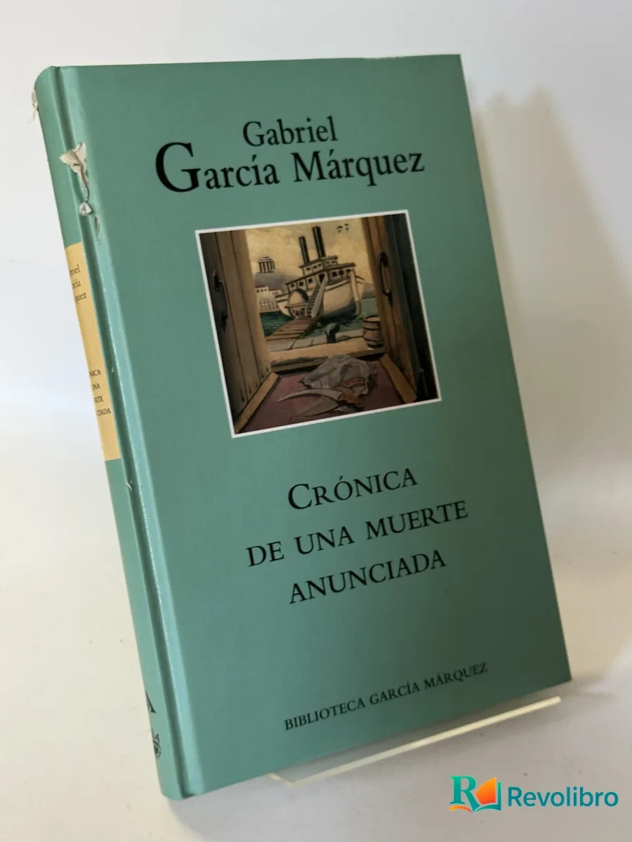 Portada de Crónica de una muerte anunciada de Gabriel García Márquez, libro de segunda mano