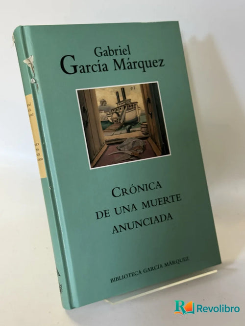 Portada de Crónica de una muerte anunciada de Gabriel García Márquez, libro de segunda mano
