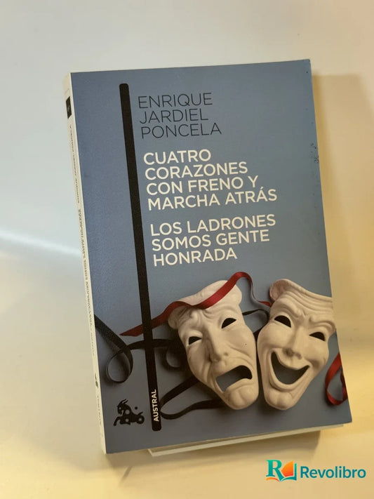 Portada de Cuatro corazones con freno y marcha atrás de Enrique Jardiel Poncela, libro de segunda mano