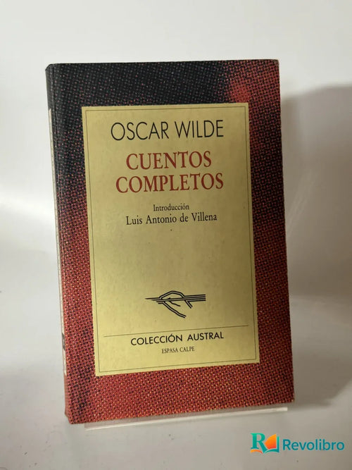 Portada de Cuentos Completos de Oscar Wilde, libro de segunda mano