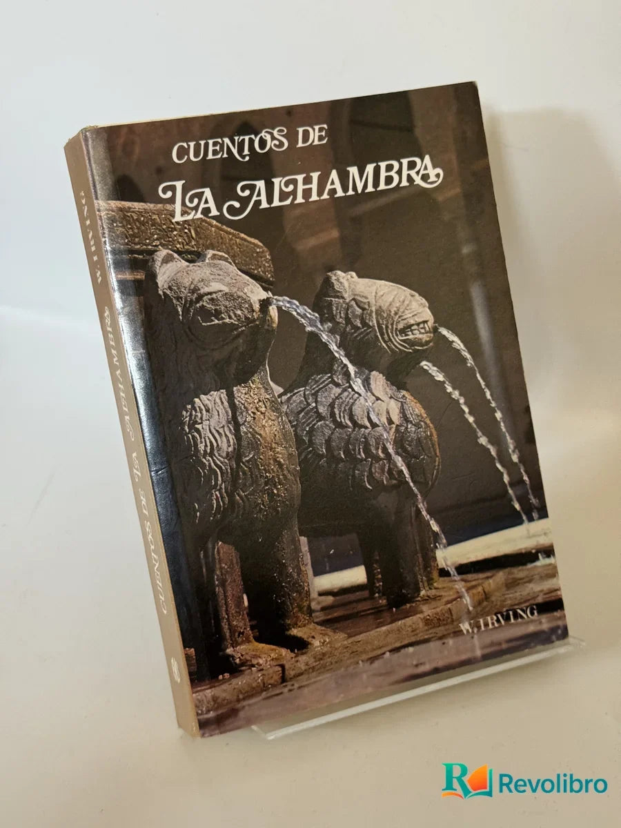 Portada de Cuentos de La Alhambra de W. Irving, libro de segunda mano