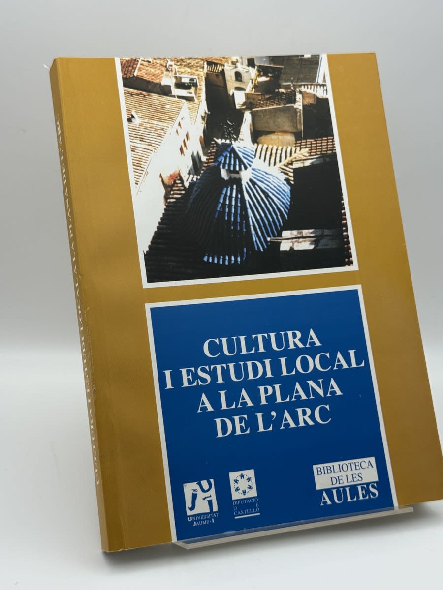 Portada de Cultura i estudi local a la Plana de l'Arc - Xavier Allepuz Marzá de Xavier Allepuz Marzá, libro de segunda mano
