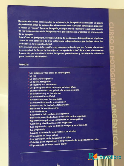Foto 4 de Curso de fotografía argéntica de René Bouillot, libro de segunda mano