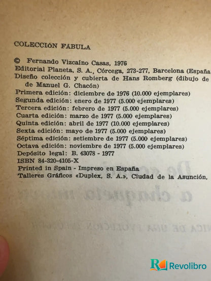 Foto 3 de de "camisa vieja" a chaqueta nueva de Fernando Vizcaíno Casas, libro de segunda mano