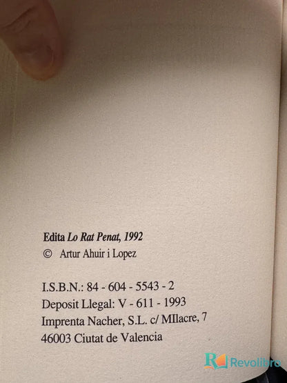 Foto 2 de De lletres i rent de Artur Ahuir, libro de segunda mano