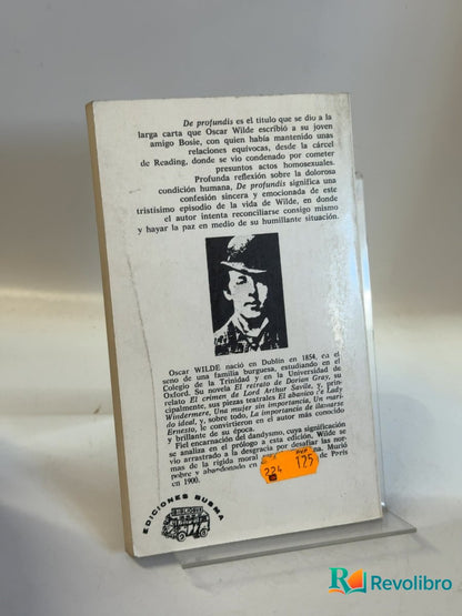 Foto 2 de De profundis de Oscar Wilde, libro de segunda mano
