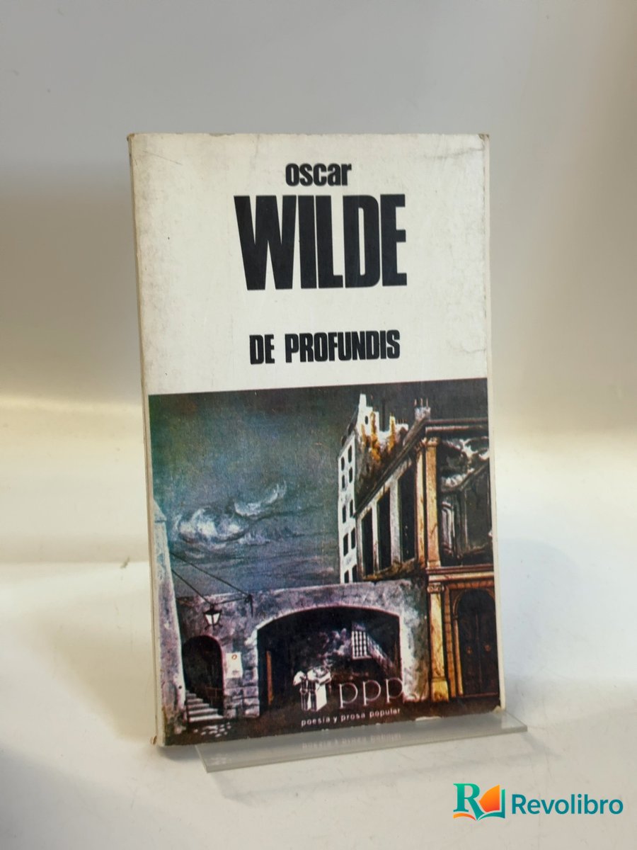 Portada de De profundis de Oscar Wilde, libro de segunda mano